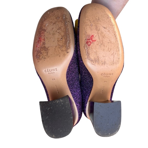 CELINE Glitter Accent Sock Boots Women’s Size: 5.5 EU: 36 - Picture 4 of 6